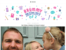Tablet Screenshot of brummymummyof2.co.uk